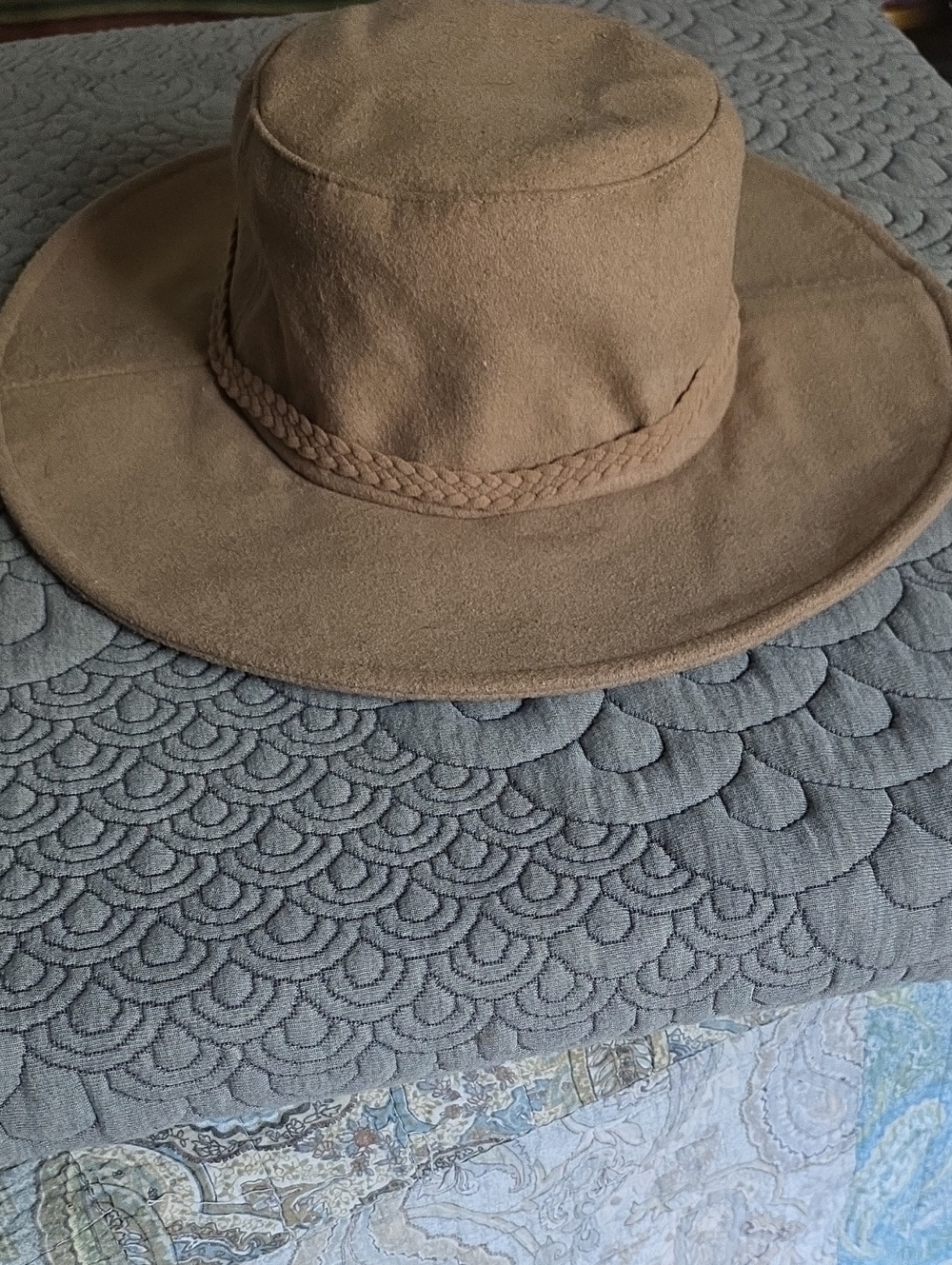 ASN Poly/wool Soft Travel Hat With Braid Decor